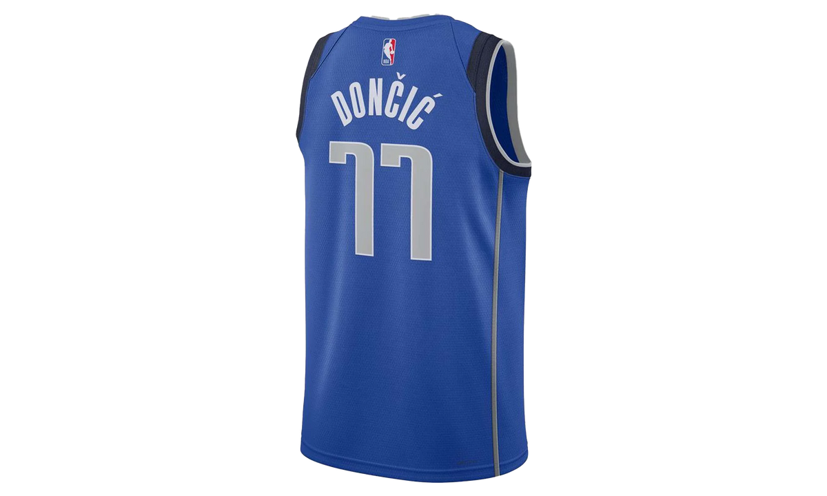 NBA MAVERICKS 'DONCIC 77' 22/23 ICON EDITION SWINGMAN JERSEY "Blue/Navy/White" DN2002 480