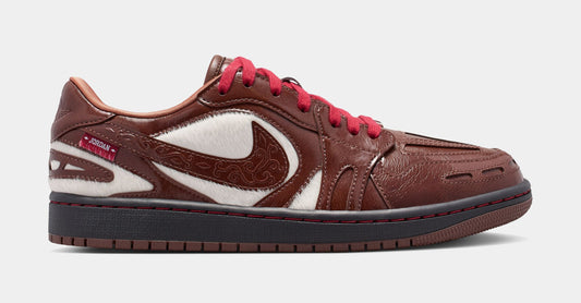 Air Jordan 1 Low Lunar New Year Womens Lifestyle Shoes (Light Chocolate/Light Chocolate/Black)
