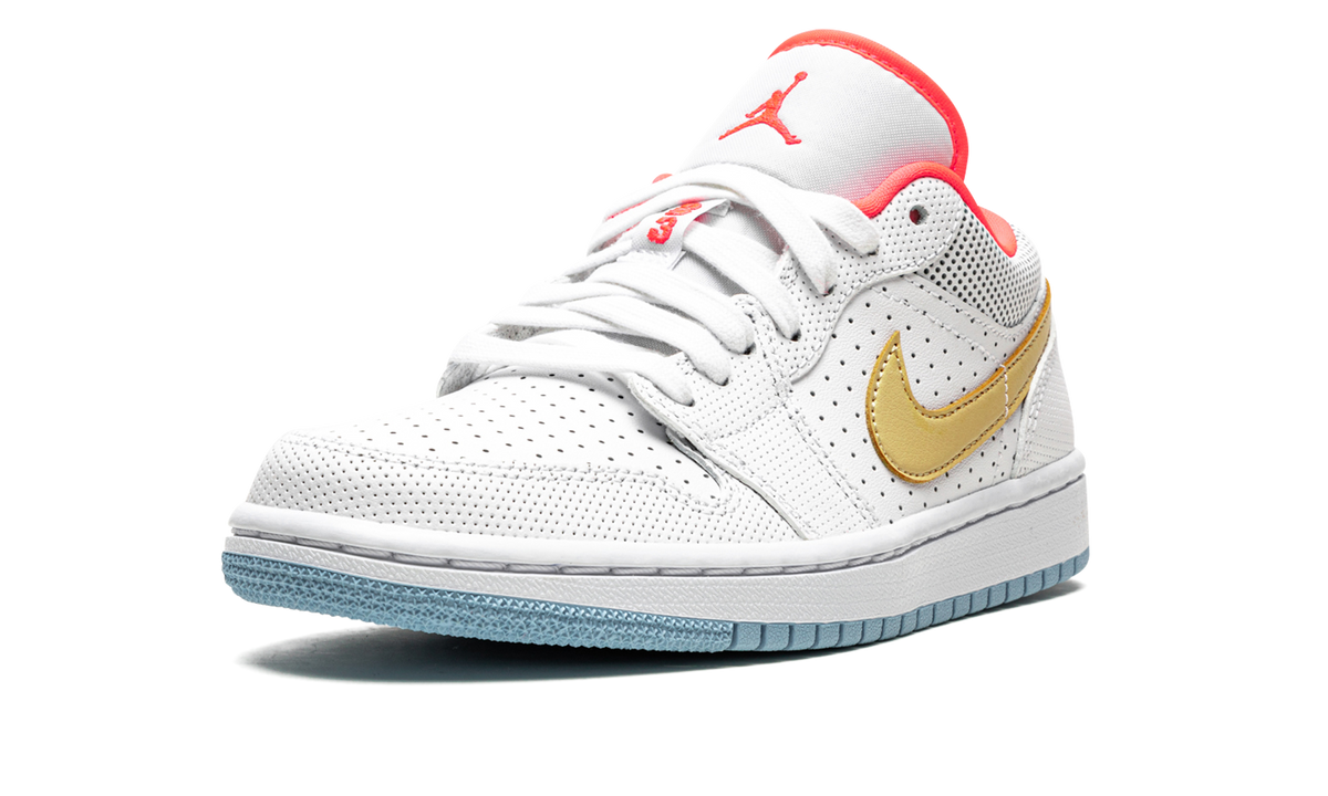 AIR JORDAN 1 LO SE WMNS "White / Sesame / Flash Crimson" DC9509 100