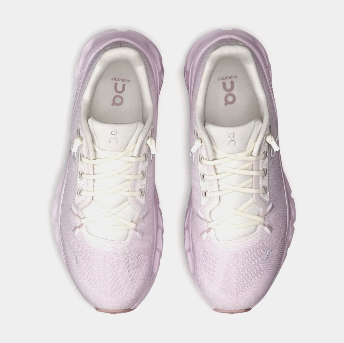 Cloudtilt Womens Running Shoes (Ivory/Orchid)