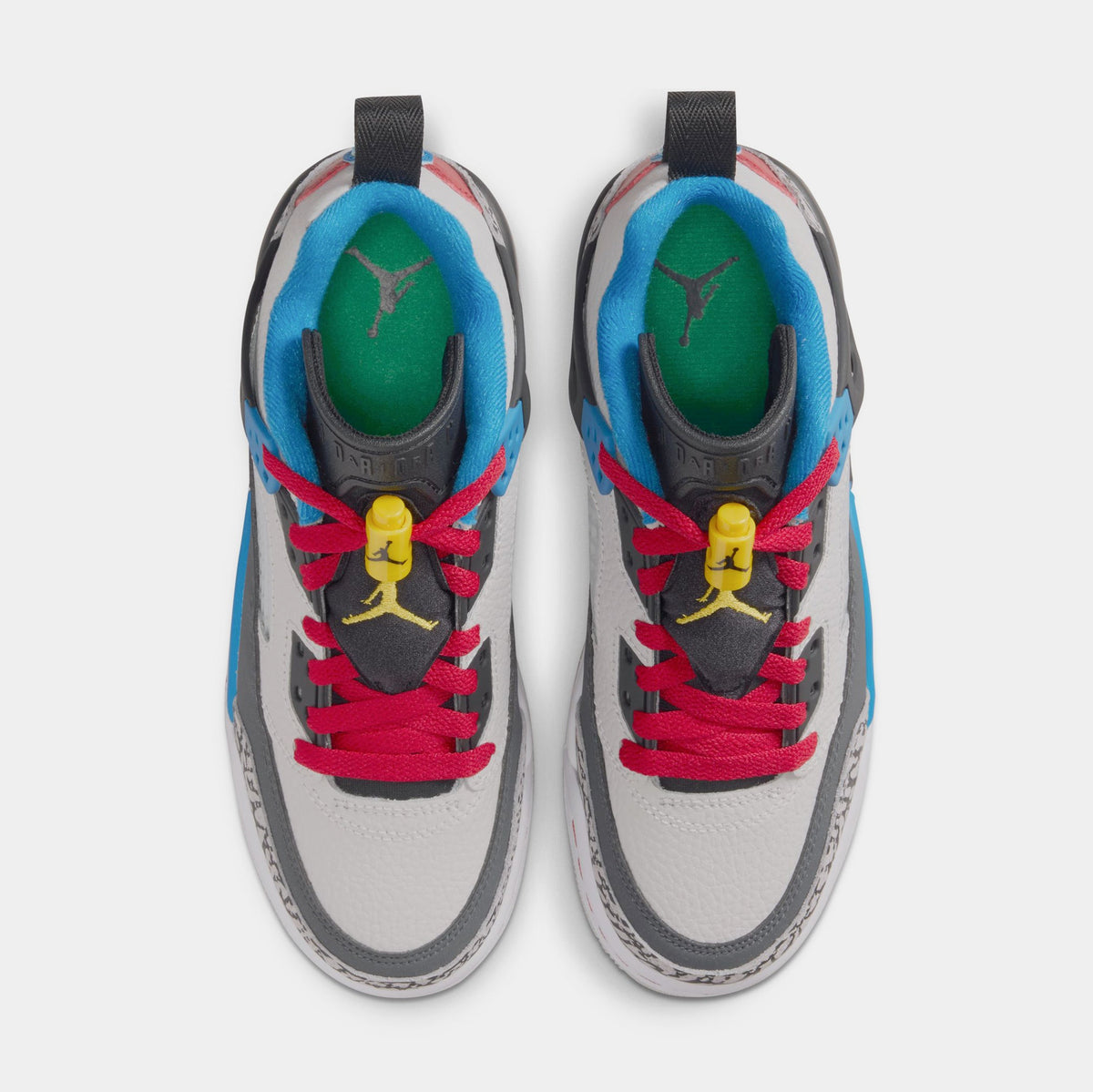 Spizike Low SE Grade School Lifestyle Shoes (Neutral Grey/Surf Blue/Dark Shadow/Varsity Maize)