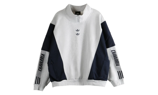 CHAVARRIA WATSONVILLE MOCKNECK Jumper "Light Grey Heather / Legend Ink" KD1803