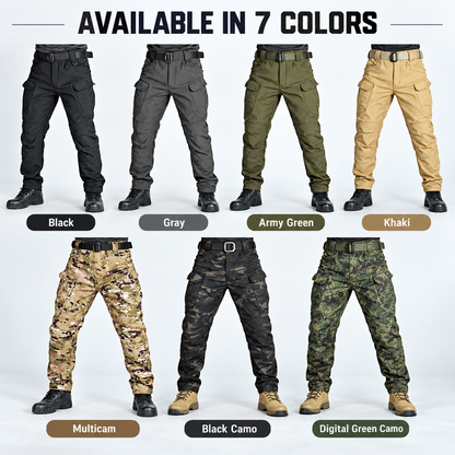 Men's Fleece-Lined Tactical Cargo Pants