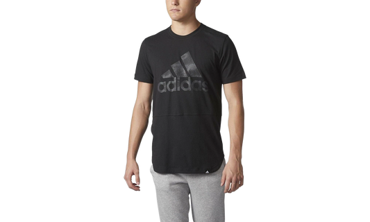 Badge Of Sport Tee "Black / Grey Five" CD4321