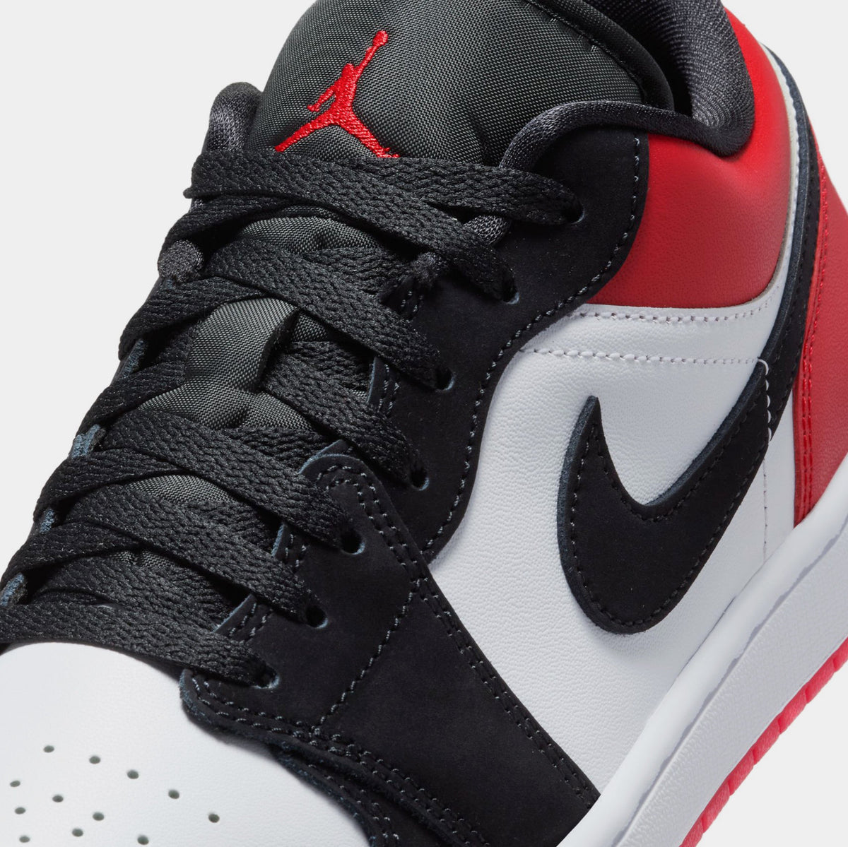 Air Jordan 1 Low SE Mens Lifestyle Shoes (White/Varsity Red/Black)