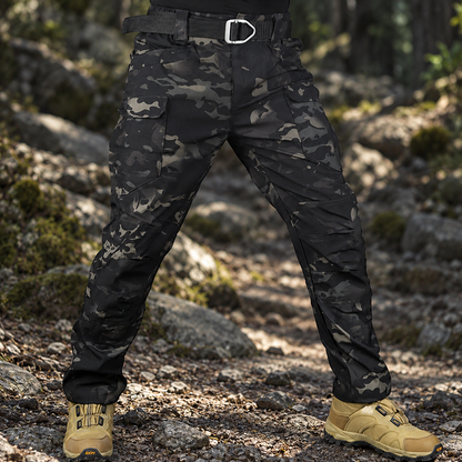 Men's Fleece-Lined Tactical Cargo Pants