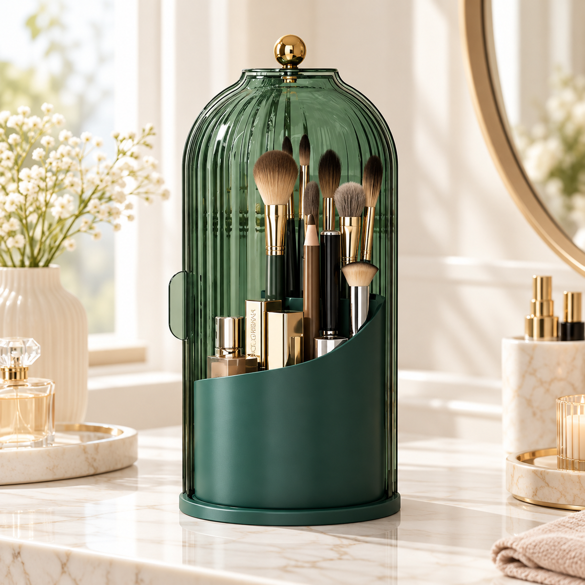Durable Modern Acrylic Rustproof Toothbrush Holder