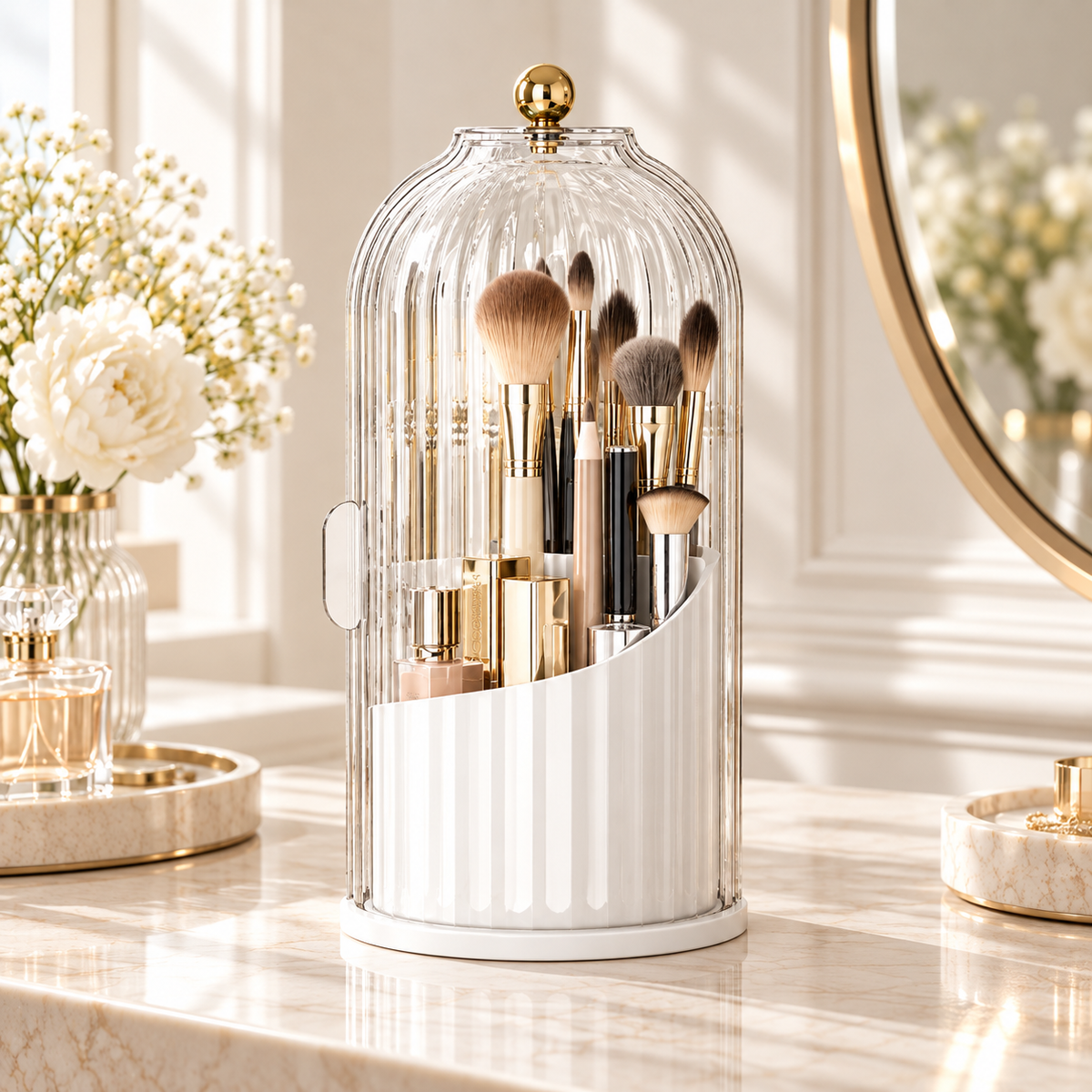 Durable Modern Acrylic Rustproof Toothbrush Holder