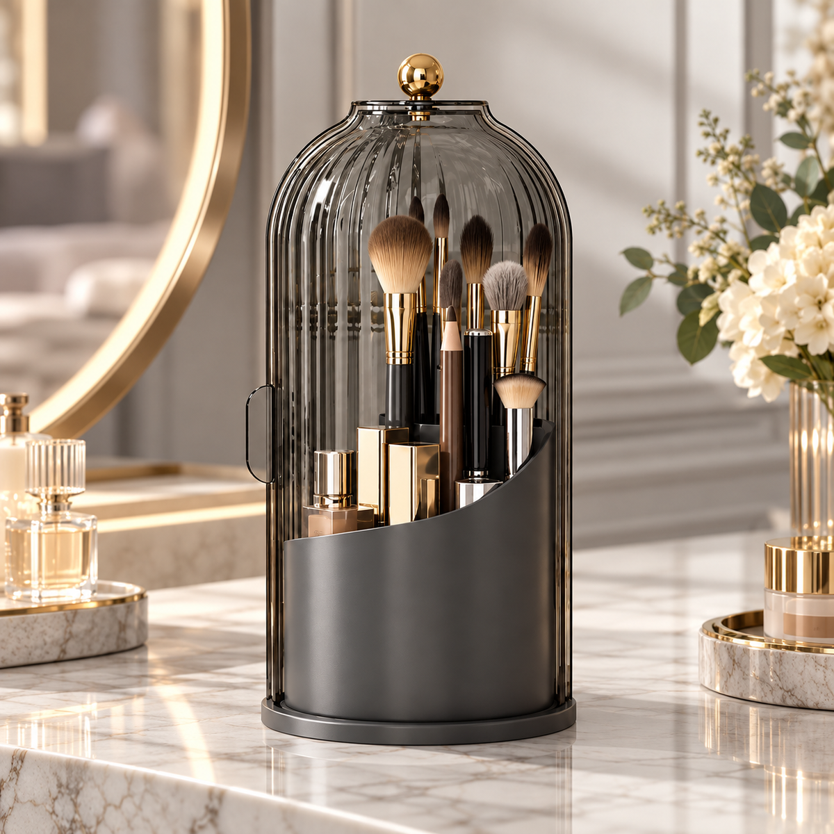 Durable Modern Acrylic Rustproof Toothbrush Holder