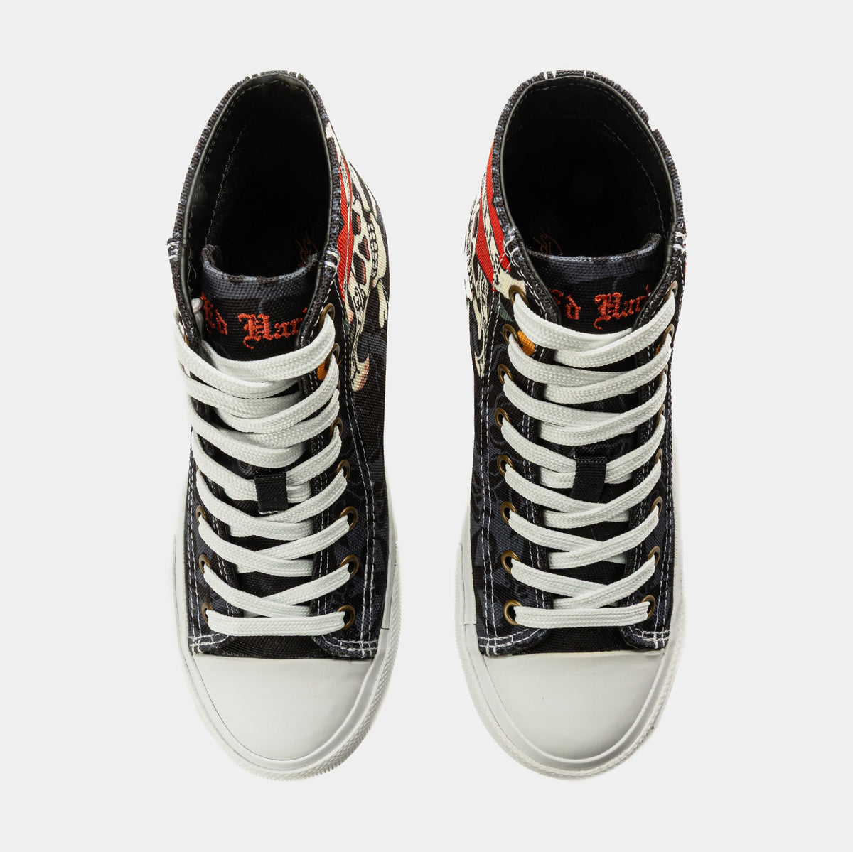 Kills Love Slowly High Top Womens Lifestyle Shoes (Black/White)