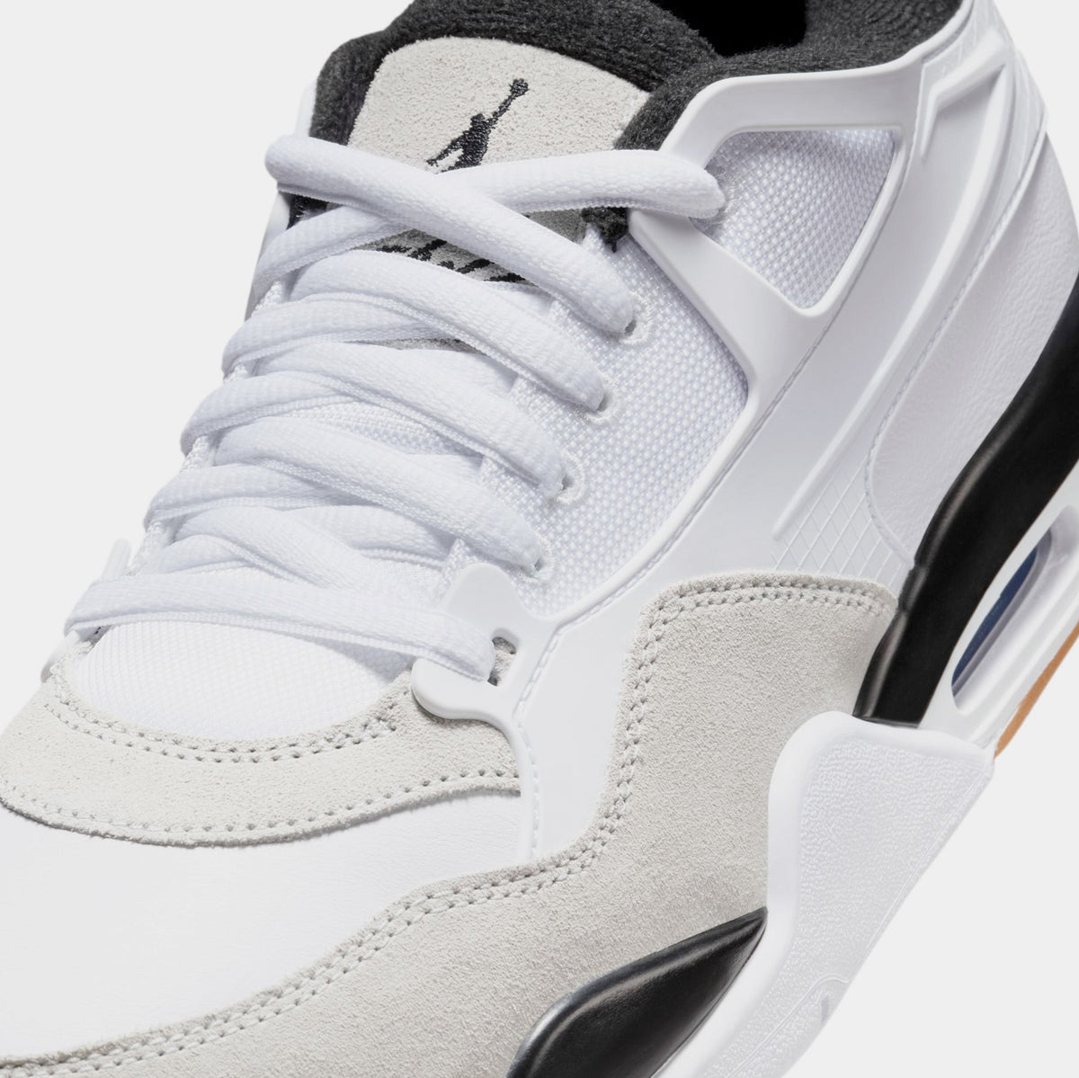Air Jordan 4 RM Mens Lifestyle Shoes (White/Black/Gum)
