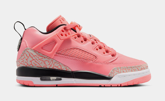 Spizike Low Grade School Basketball Shoes (Pink Gaze/Pink Gaze/White/Black)