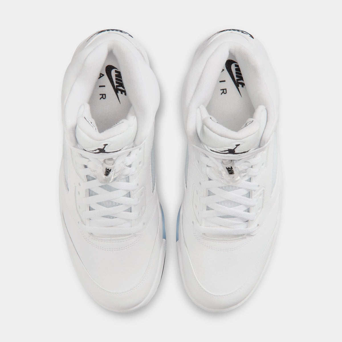 Air Jordan 5 Retro OG White Metallic Mens Lifestyle Shoes (White/Metallic Silver/Black) Free Shipping