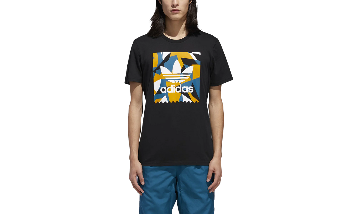 Collage Blackbird Tee "Black Teal Yellow" DH3941