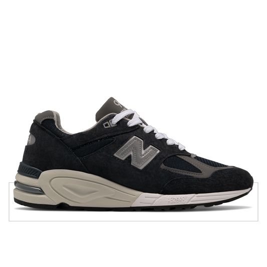NEW BALANCE M990 V2 MADE IN USA Navy Blue Mens Sneakers